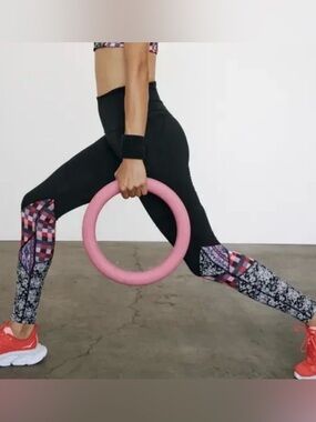 Free People•Movement Dare Devil High Rise Full Length Leggings Patchwork Print